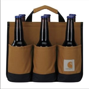 FOR DAD 6-Pack Beverage Caddy, Brown